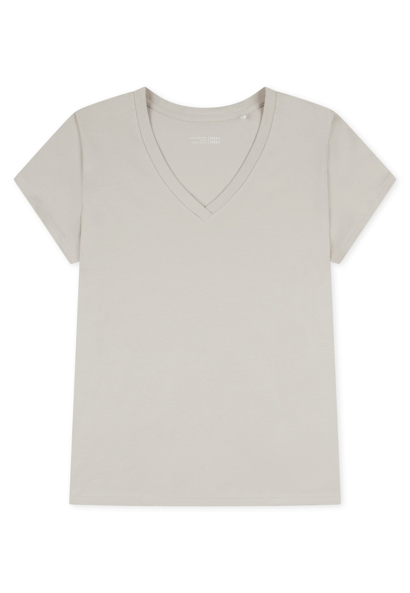 Schiesser Pyjamashirts hellgrau