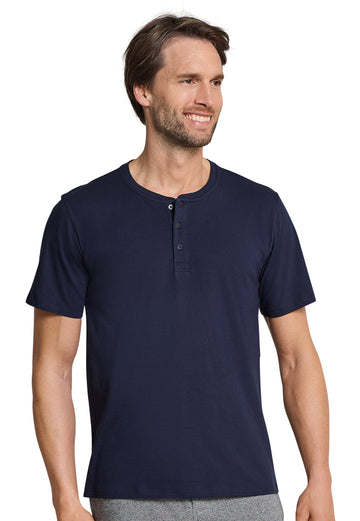 T-Shirt mit Knopfleiste