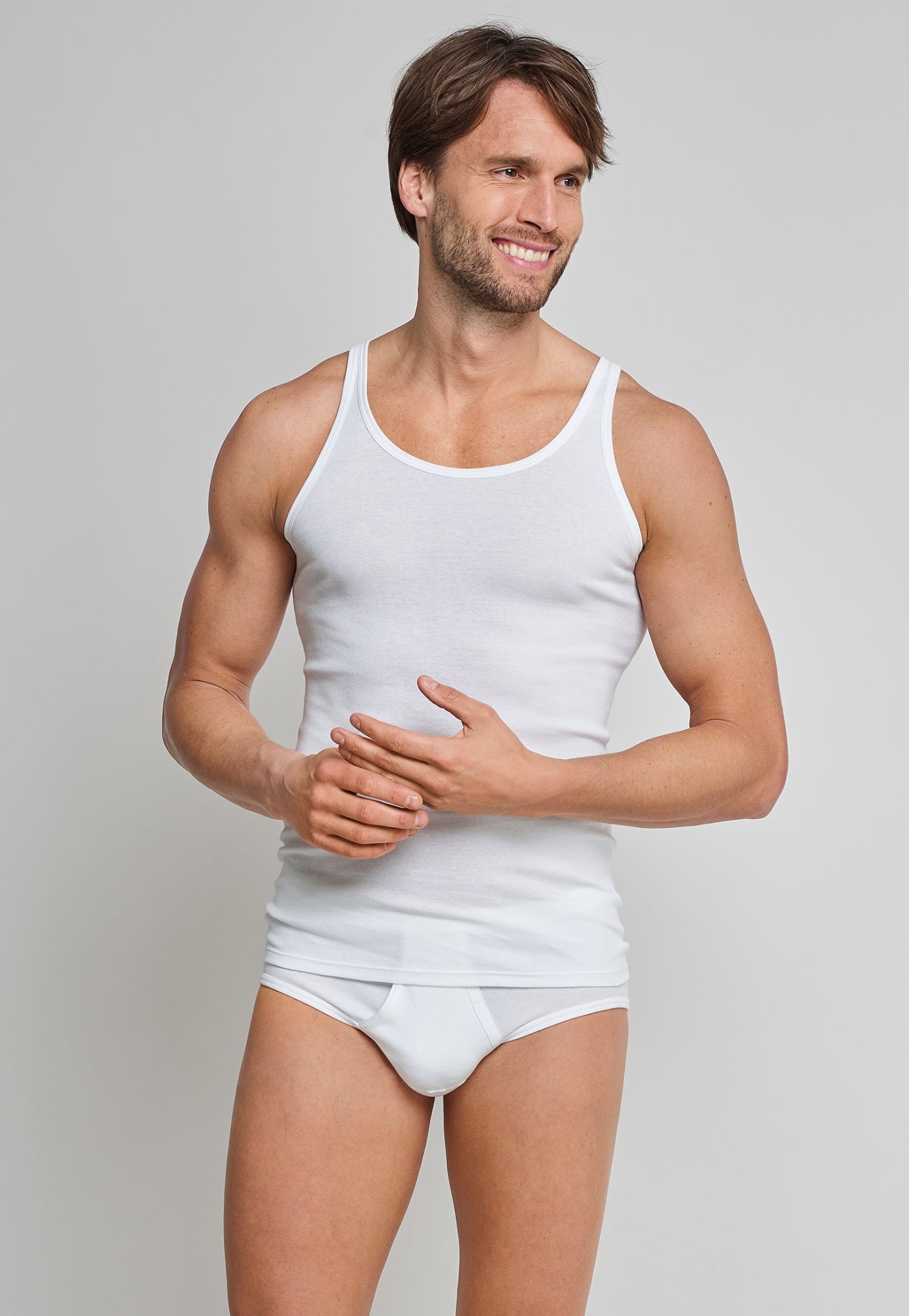 Schiesser Unterhemden  weiß