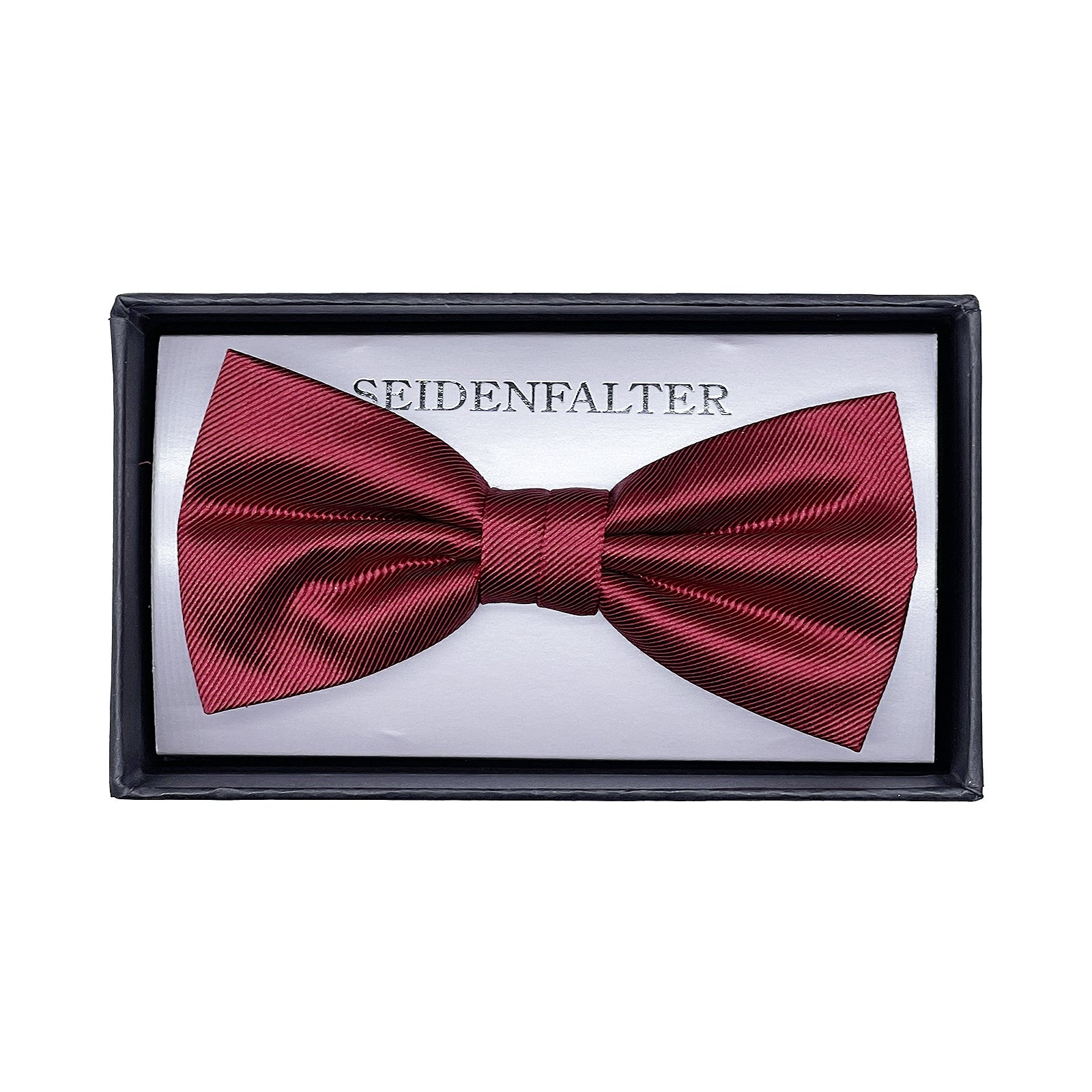 Seidenfalter Krawatten, Fliegen  rot