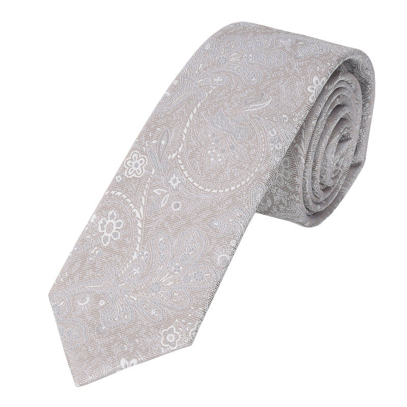 Seidenfalter Krawatten, Fliegen beige