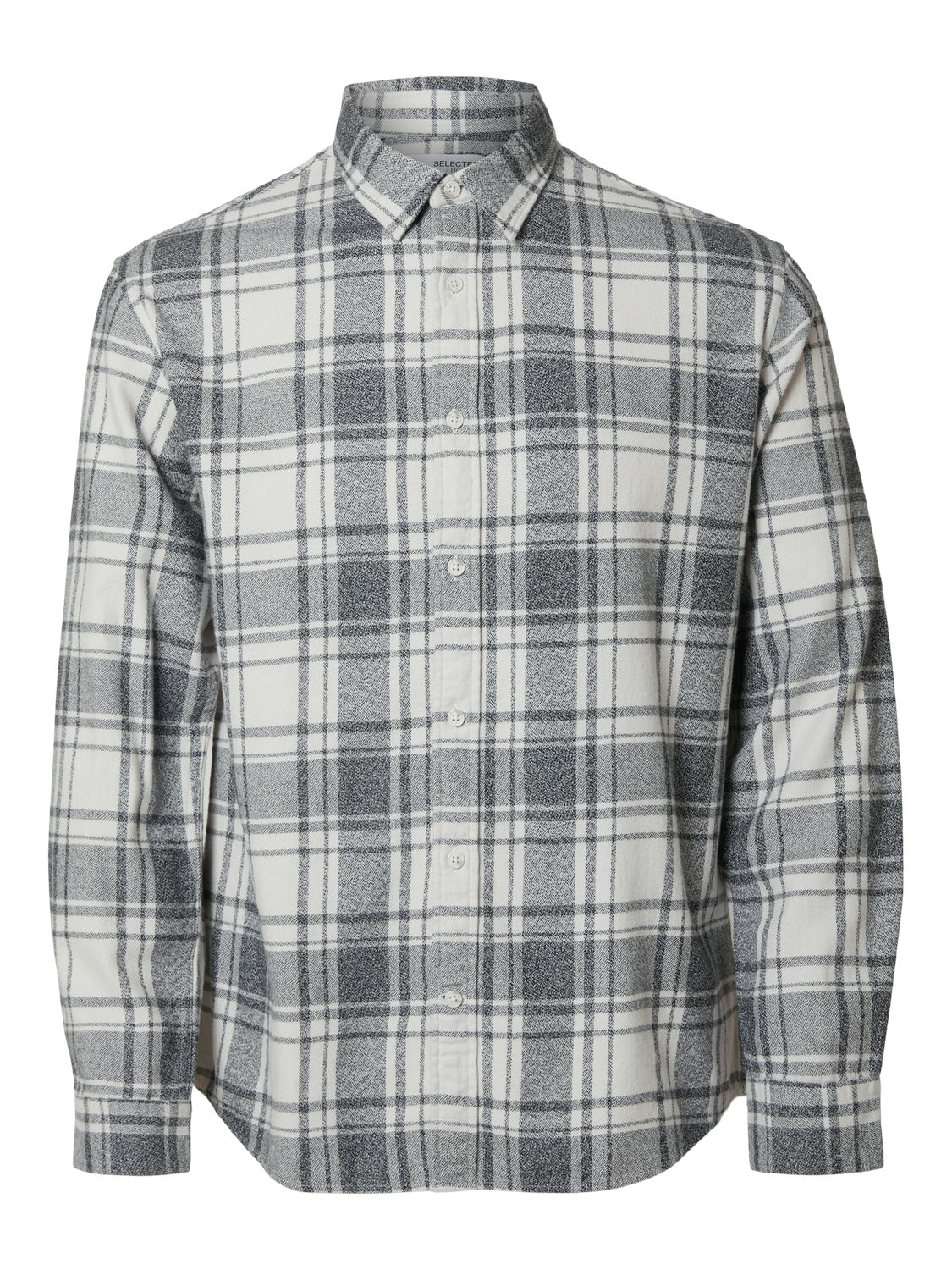Selected Hemden grau