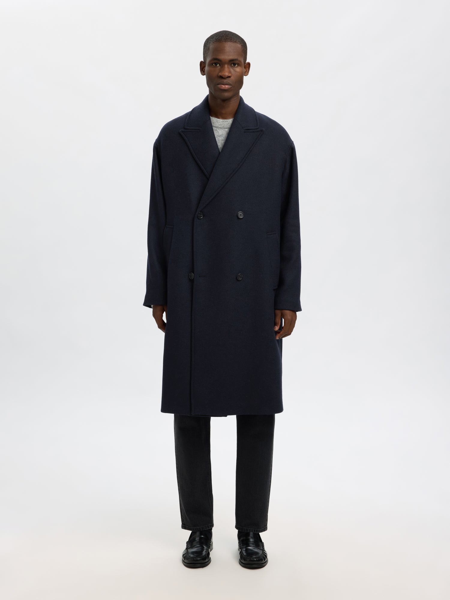 Selected Mäntel schwarz