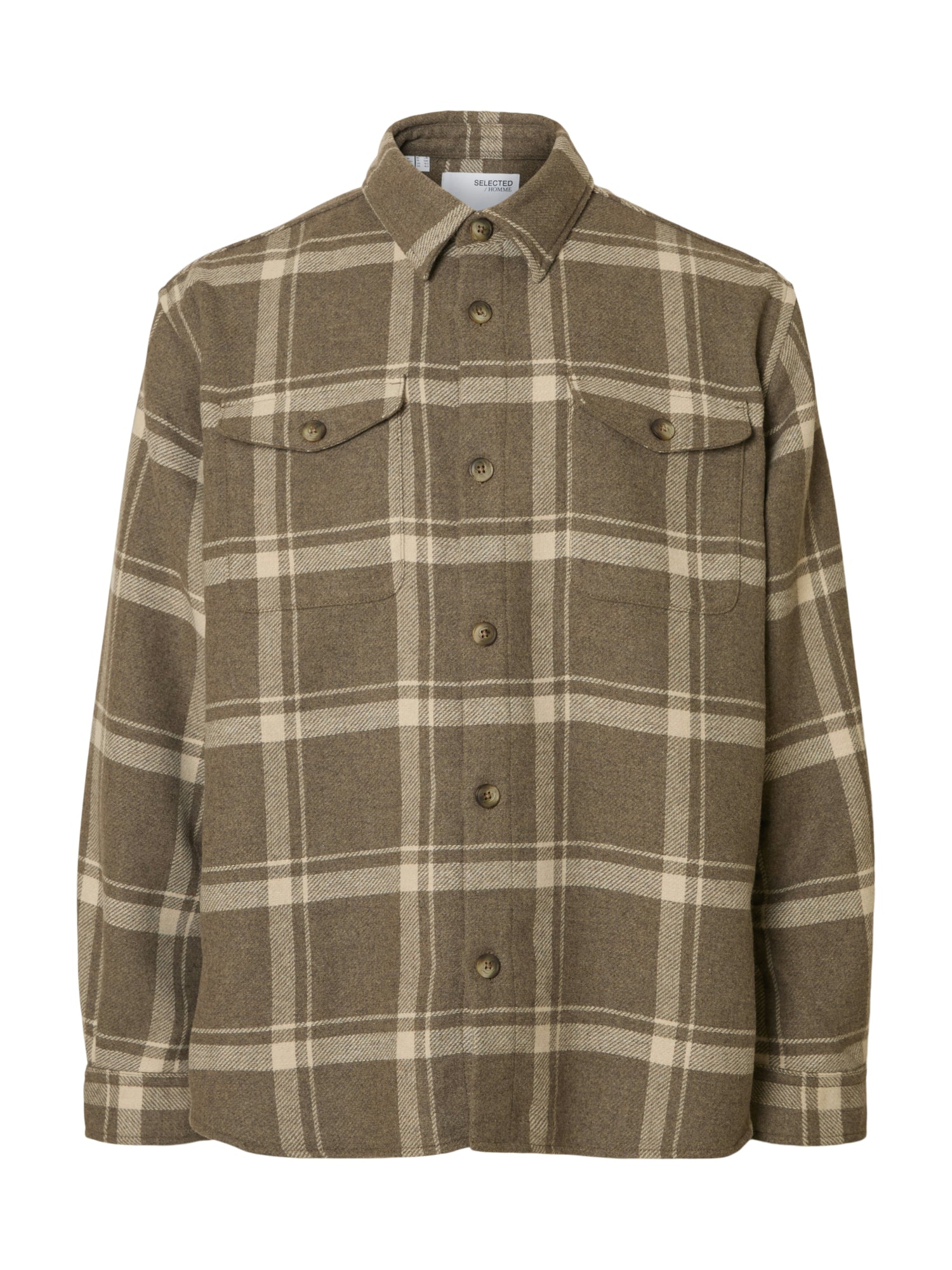 Selected Hemden  braun