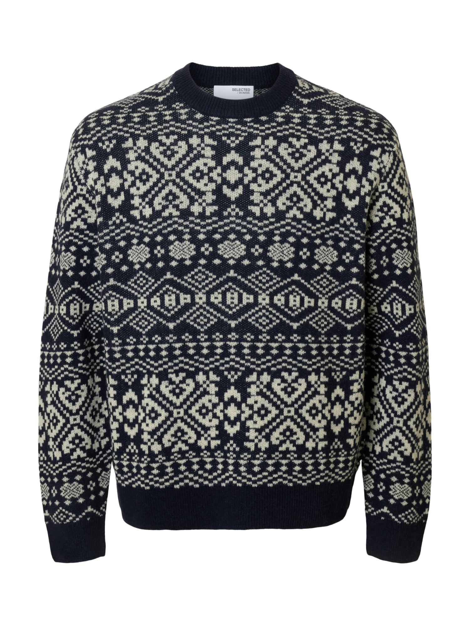 Selected Pullover  blau