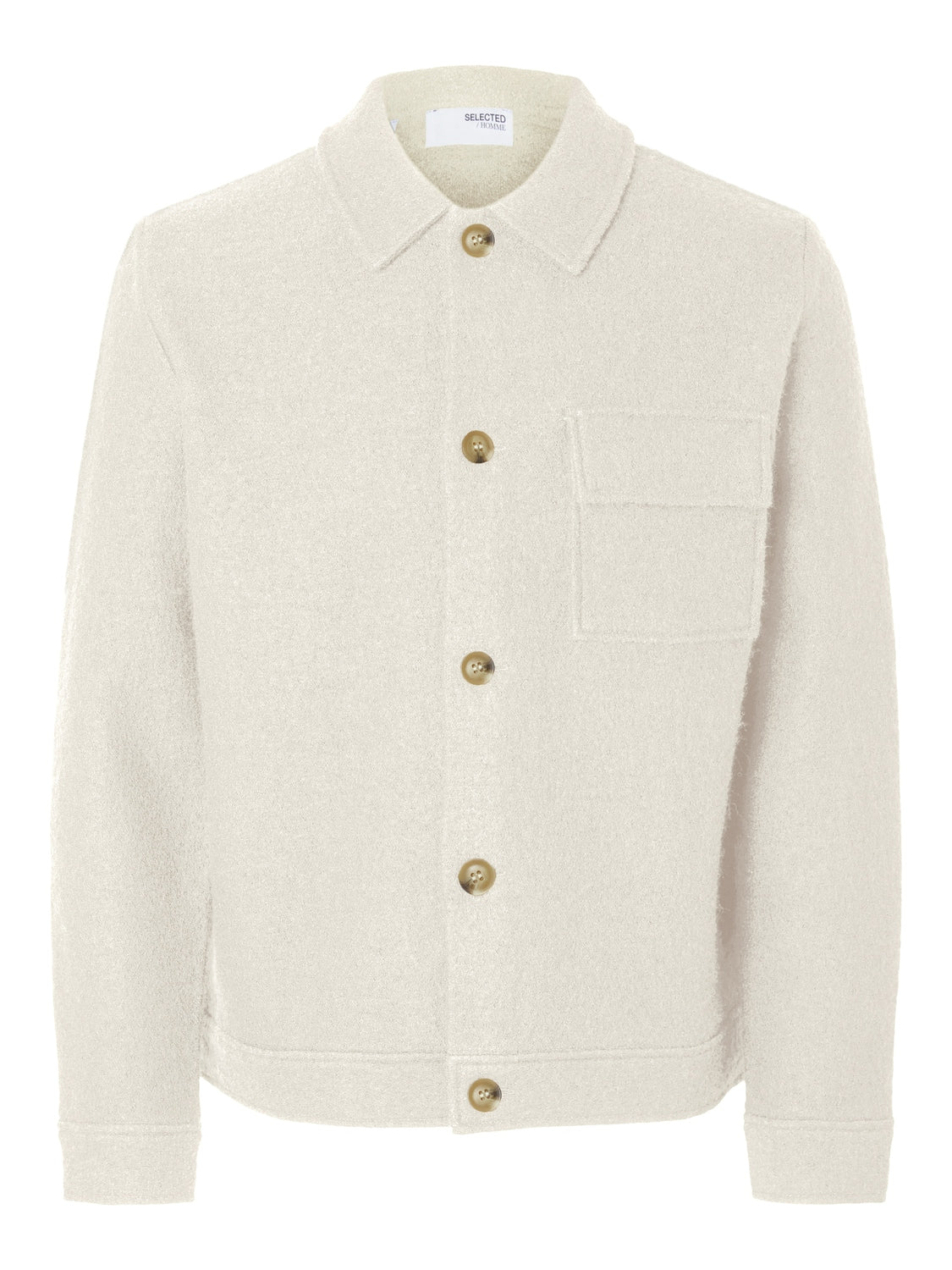 Selected Strickjacken creme