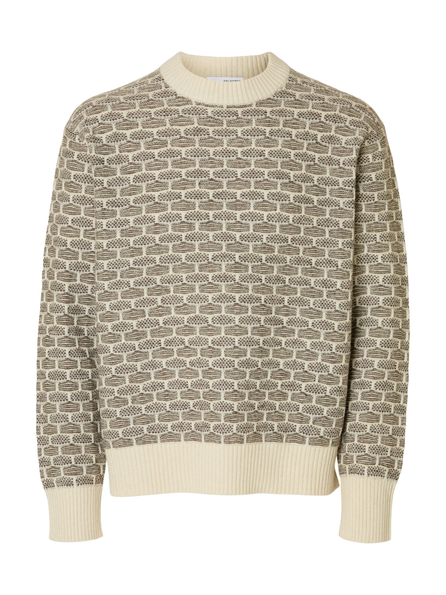 Selected Pullover creme