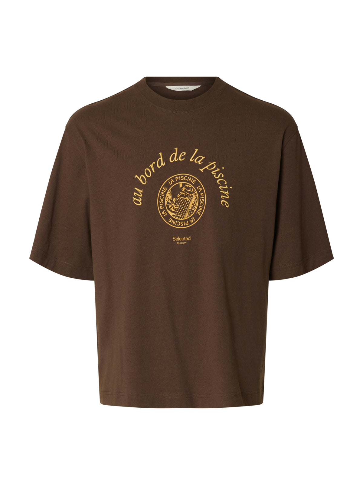 Selected T-Shirts braun