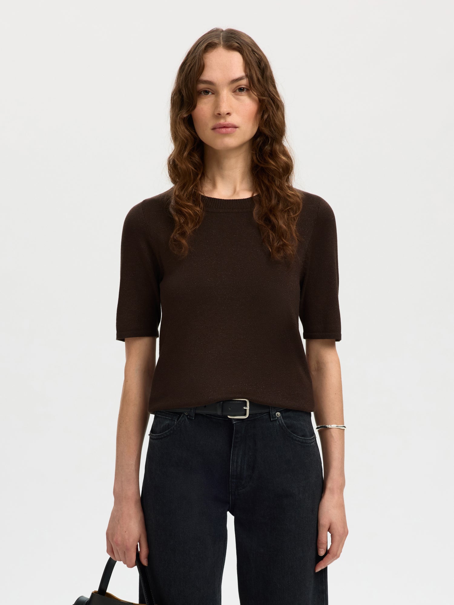 Selected femme T-Shirts braun