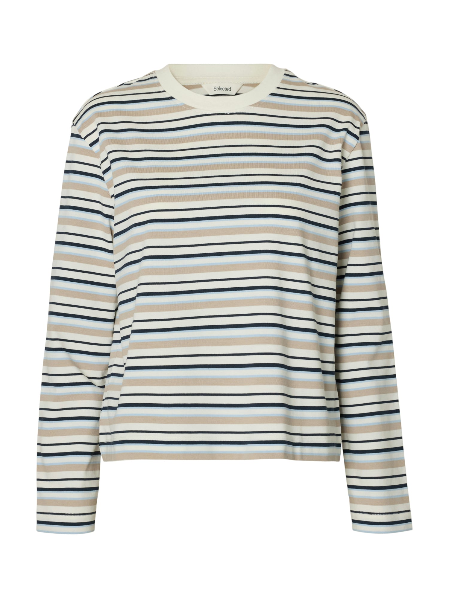 Selected femme Langarmshirts blau