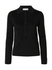 Selected femme Langarmshirts schwarz