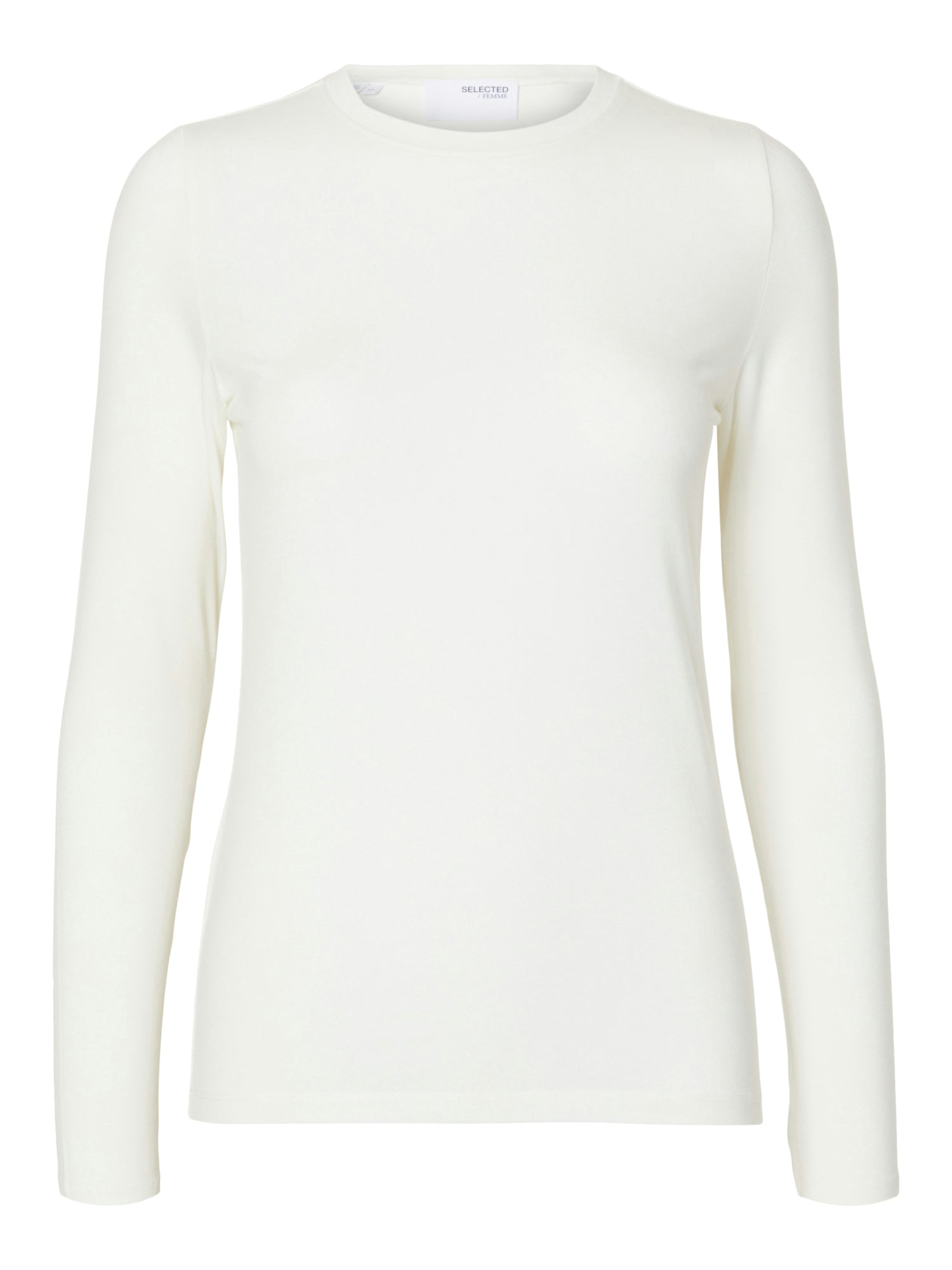 Selected femme Langarmshirts weiß