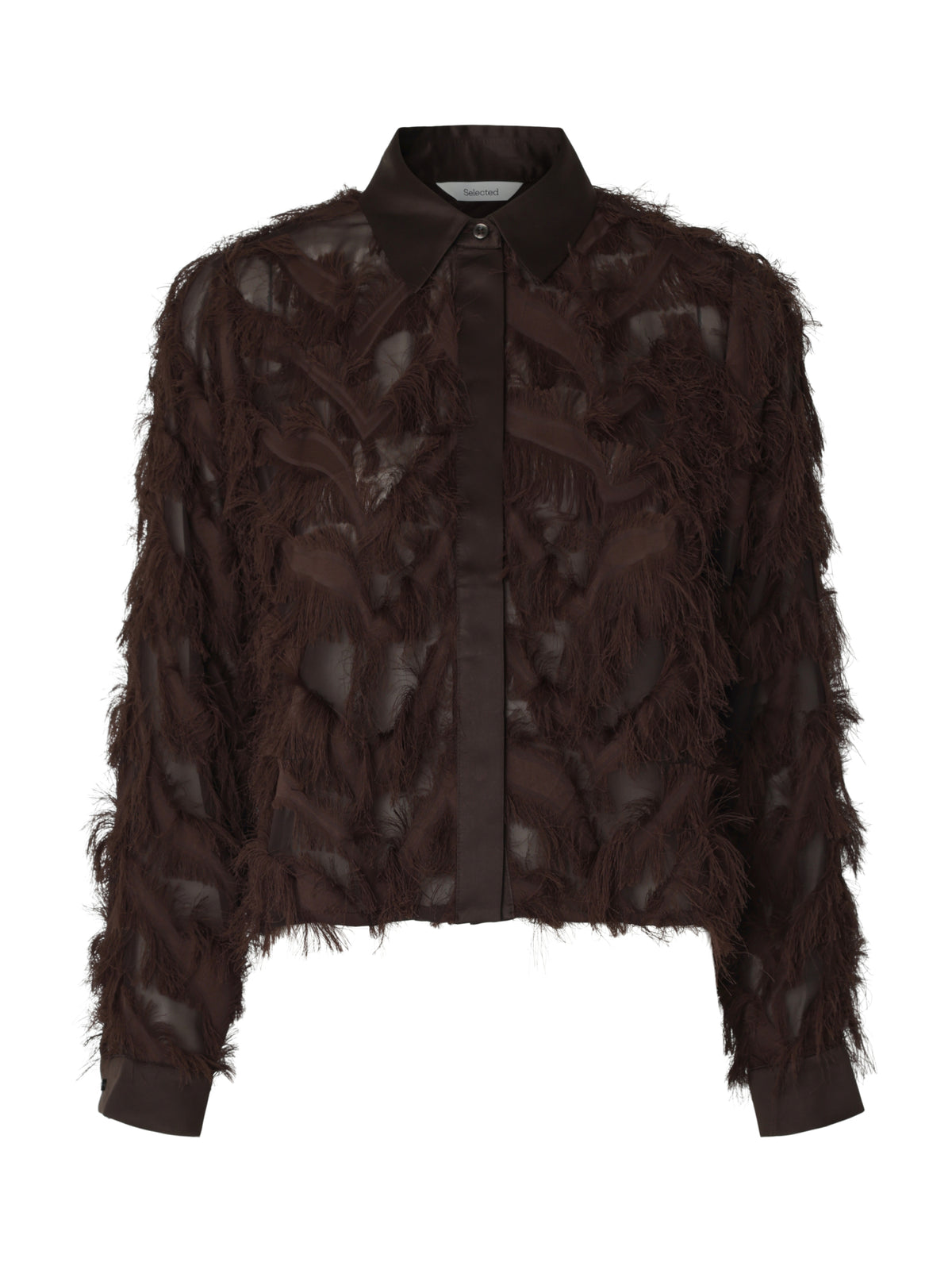 Selected femme Hemdblusen braun