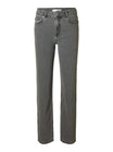 Selected femme Jeans grau