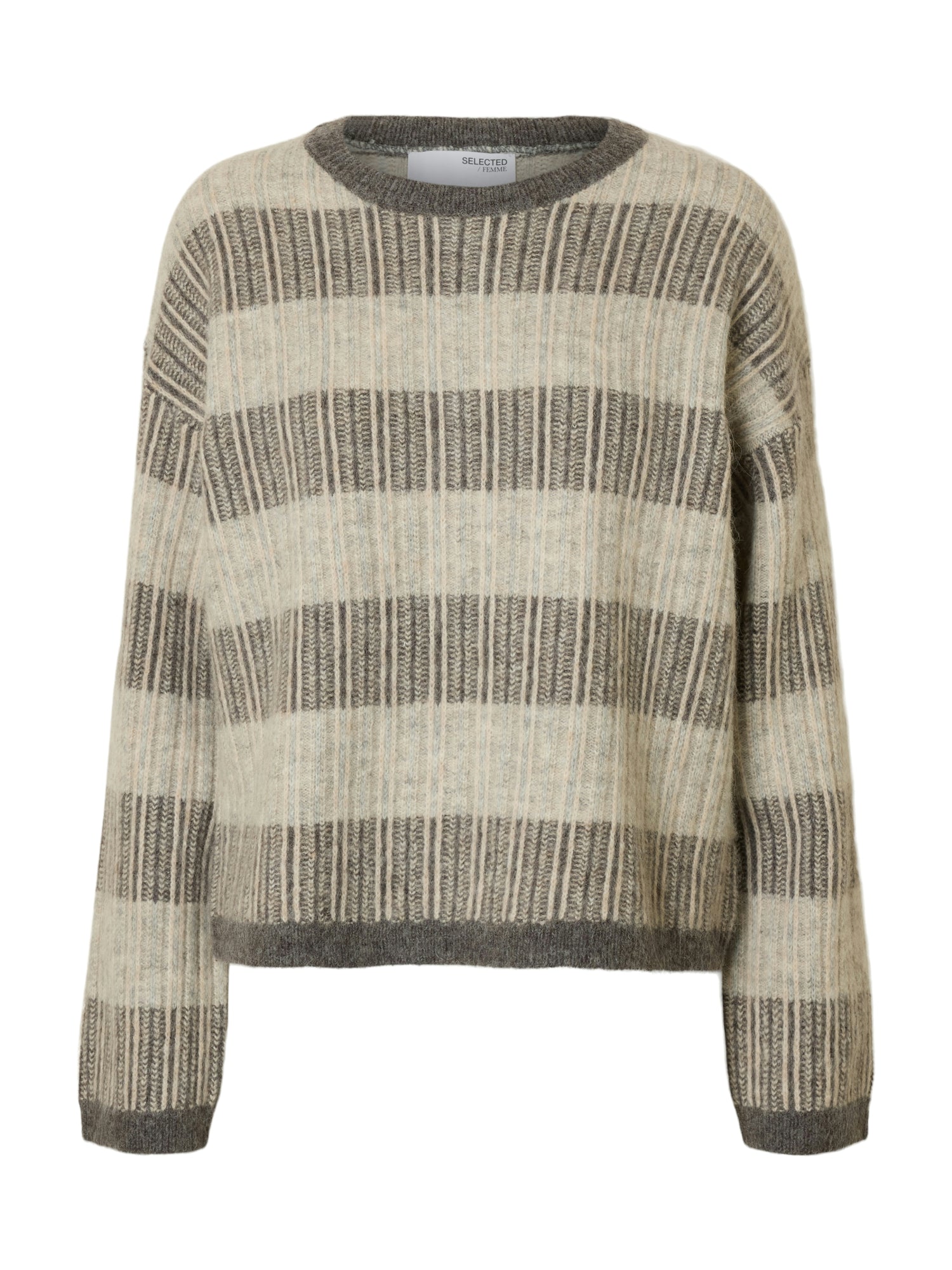 Selected femme Pullover grau