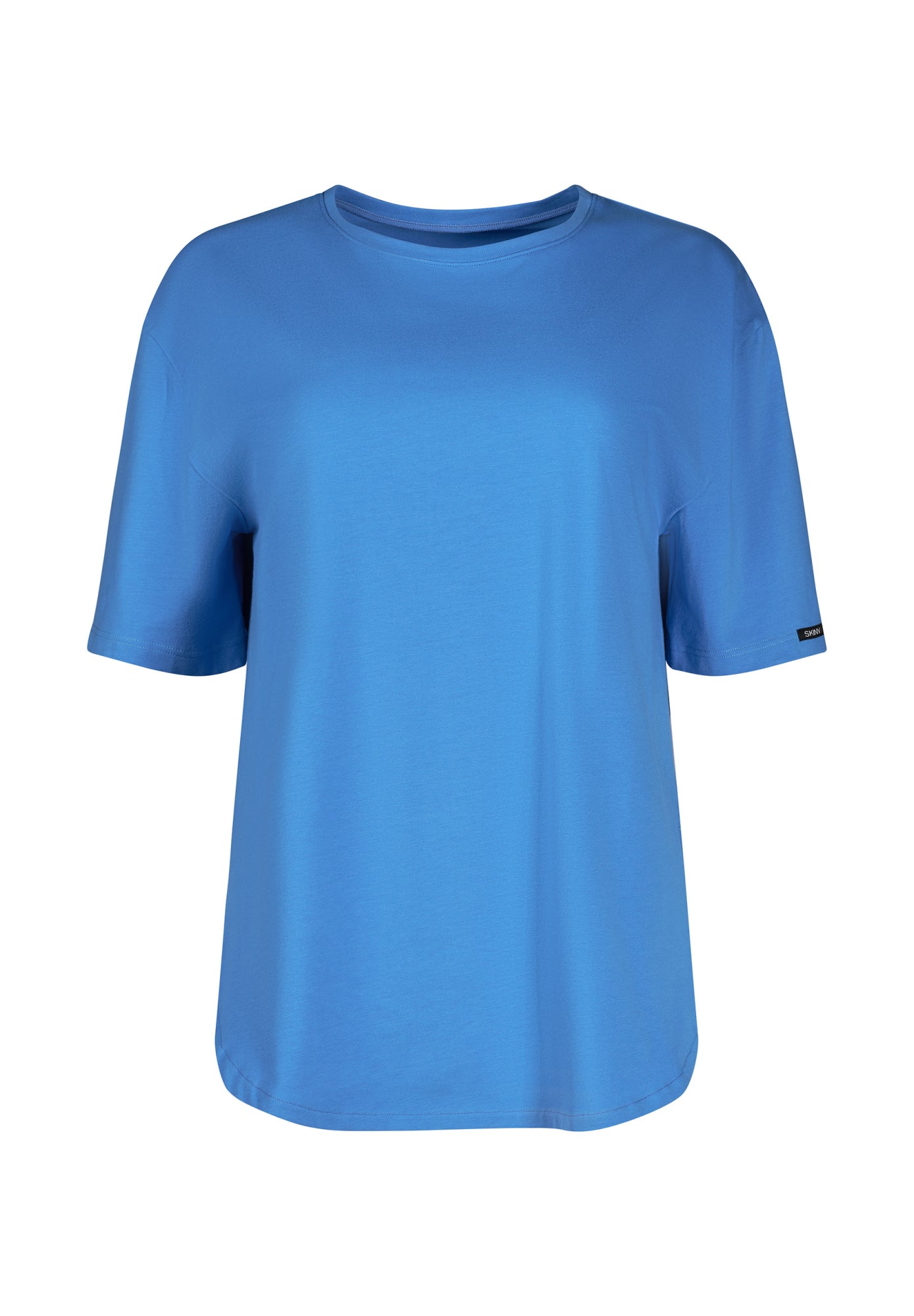 Skiny Pyjamashirts blau