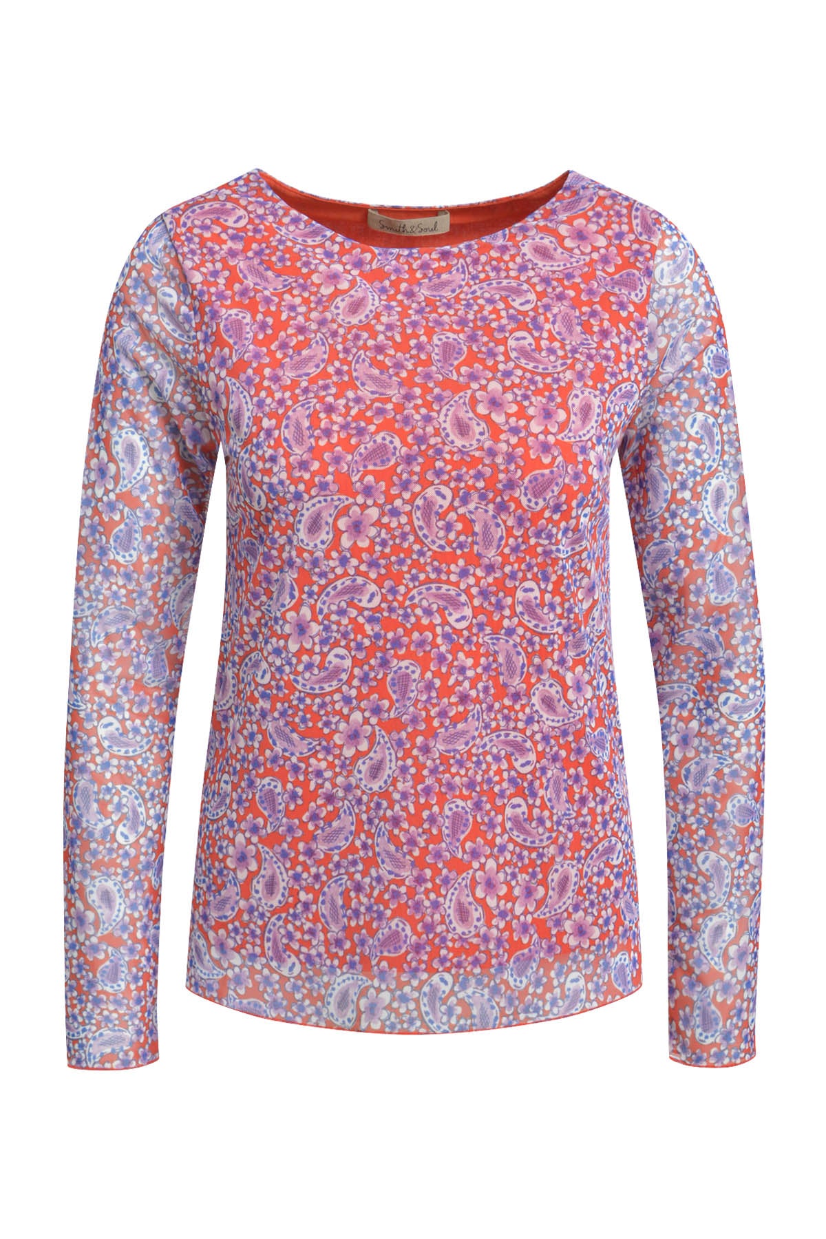 Smith & Soul Langarmshirts rot