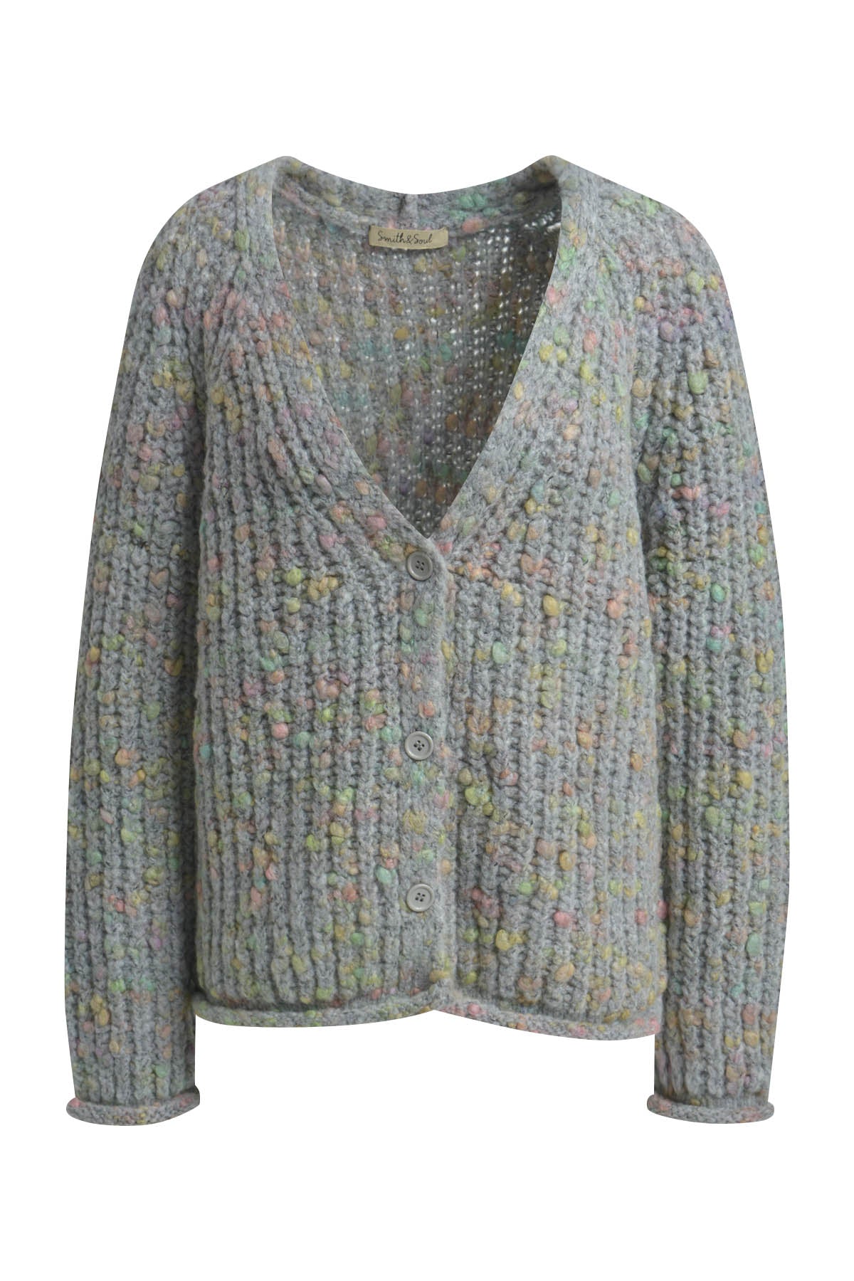 Smith & Soul Strickjacken grau