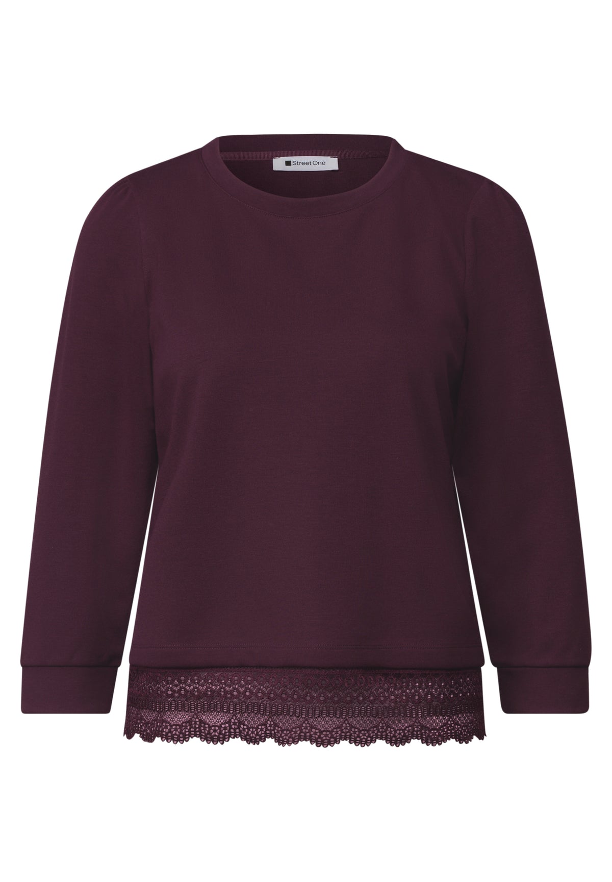 Street One Langarmshirts bordeaux