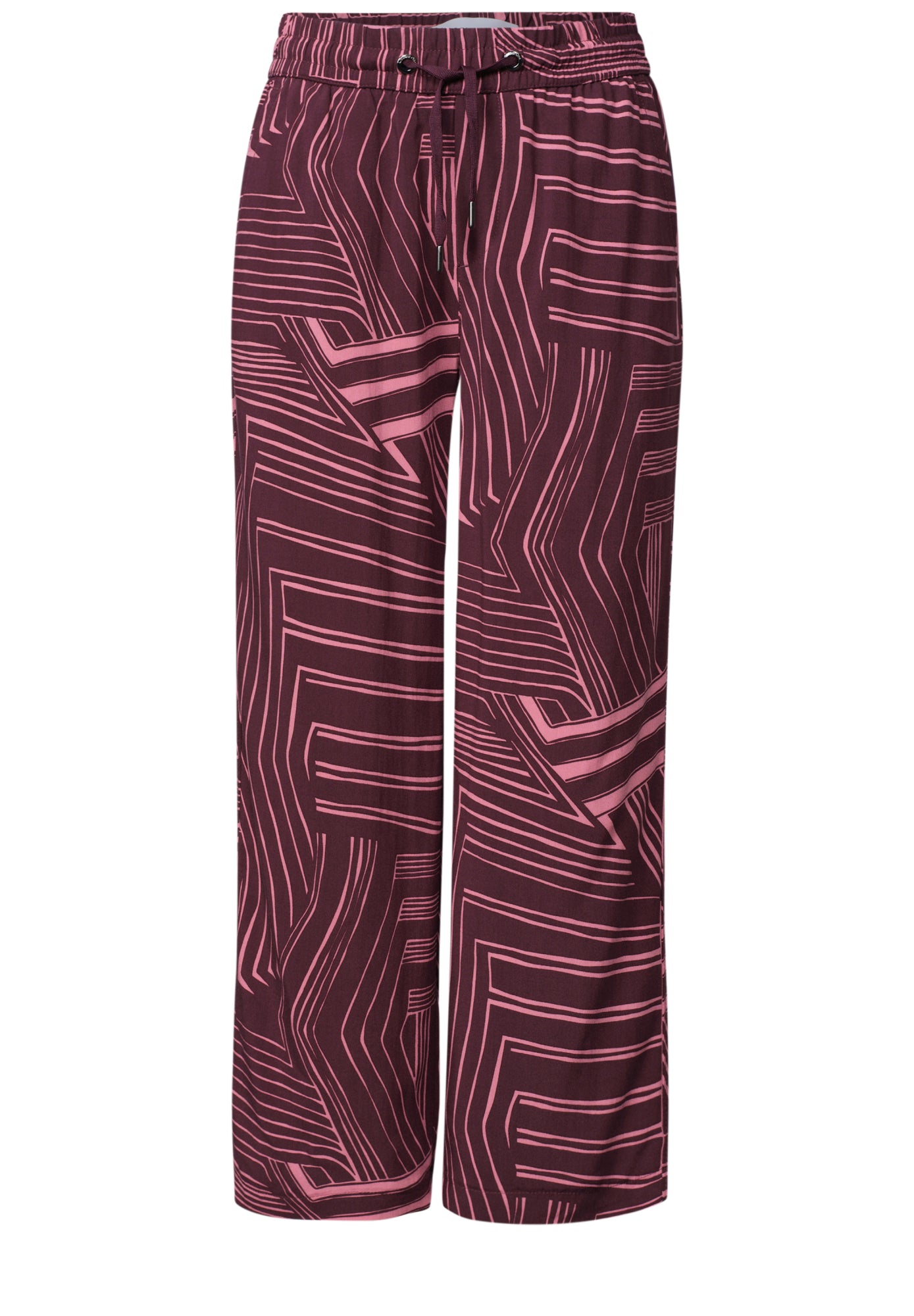 Street One Hosen bordeaux