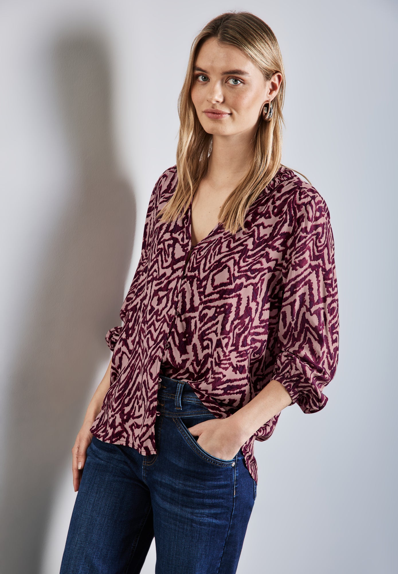 Street One Blusen  lila