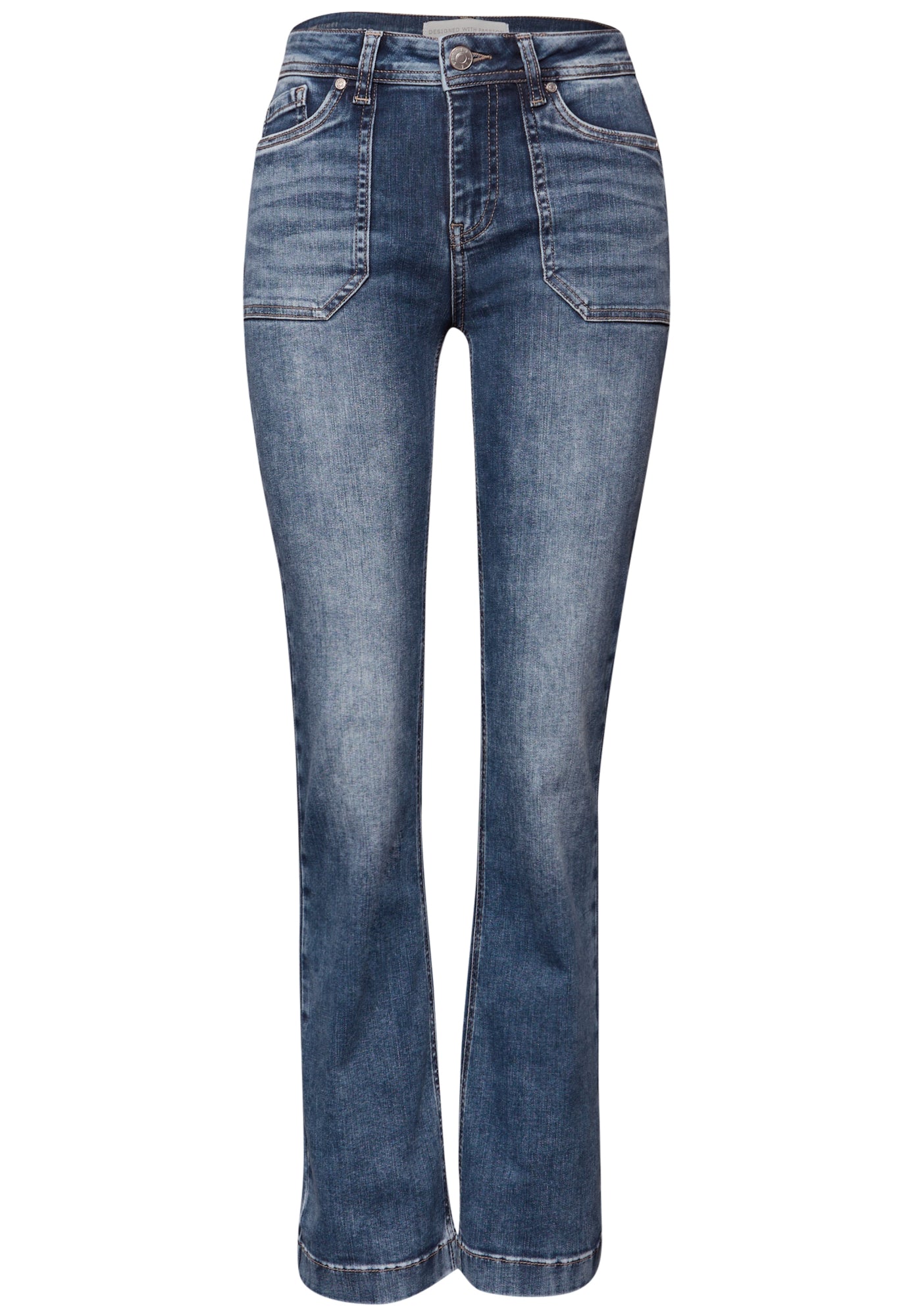 Street One Skinny, Slim blau