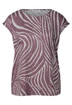 Street One T-Shirts bordeaux