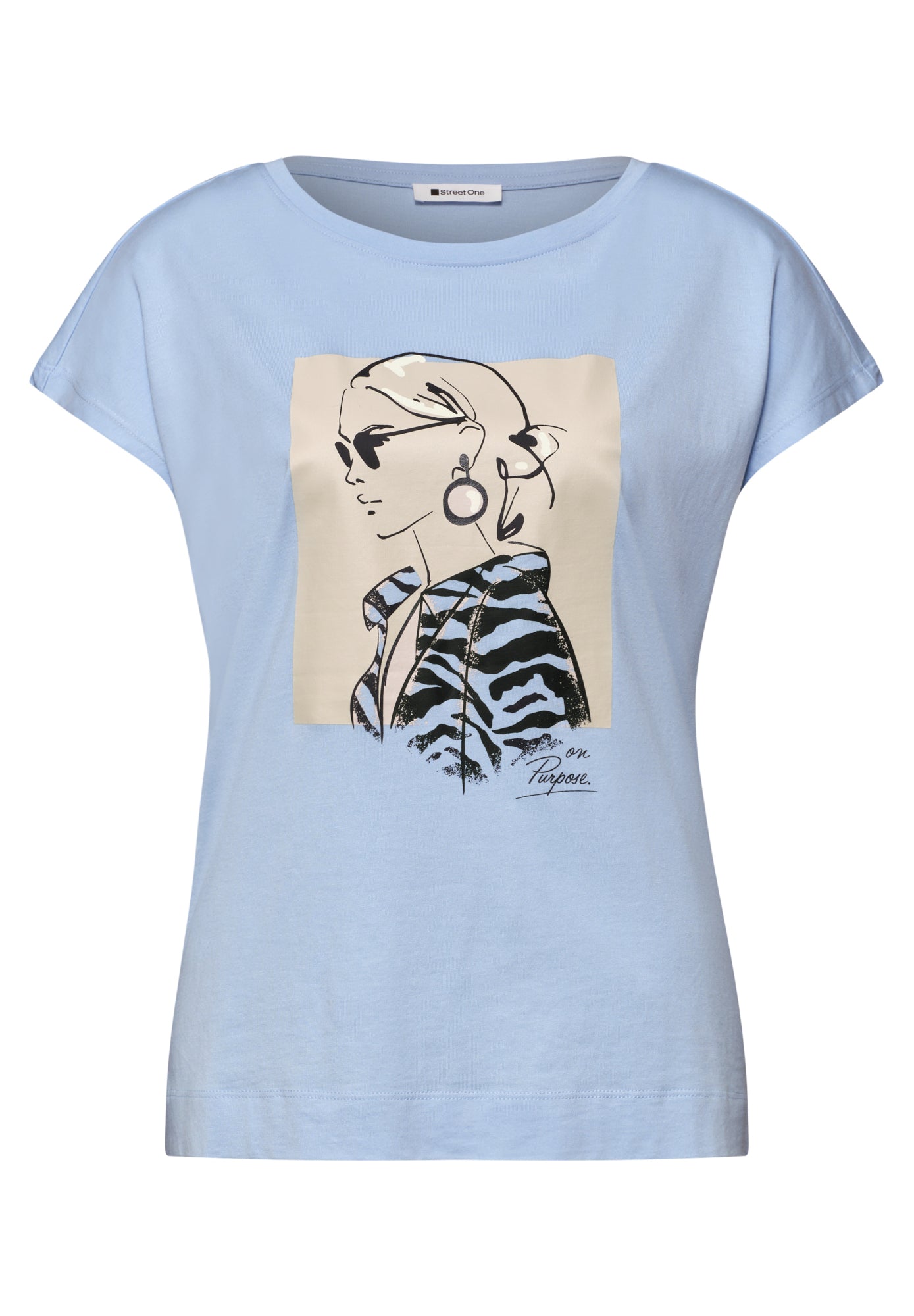 Street One T-Shirts blau