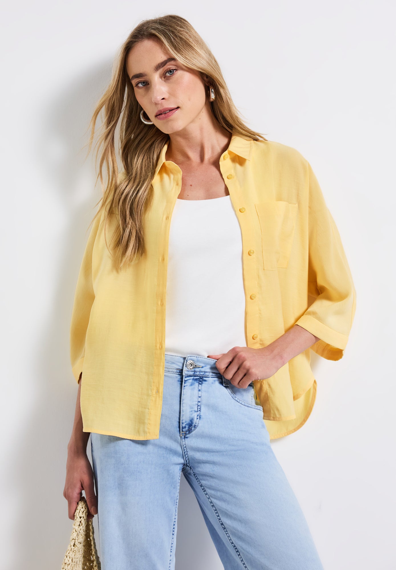 Street One Hemdblusen  gelb