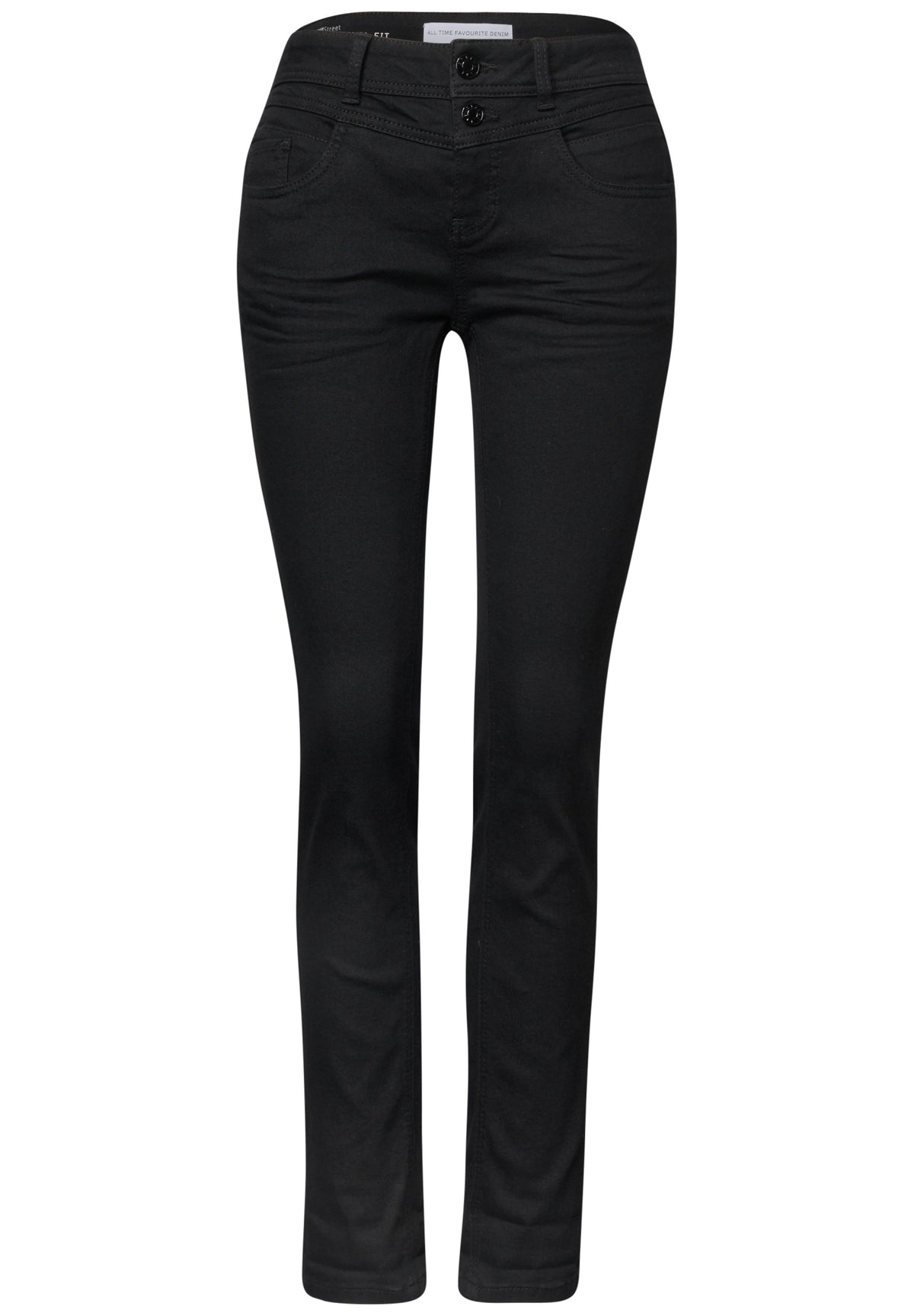 Street One Skinny, Slim schwarz