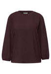 Street One 3/4-Shirts bordeaux