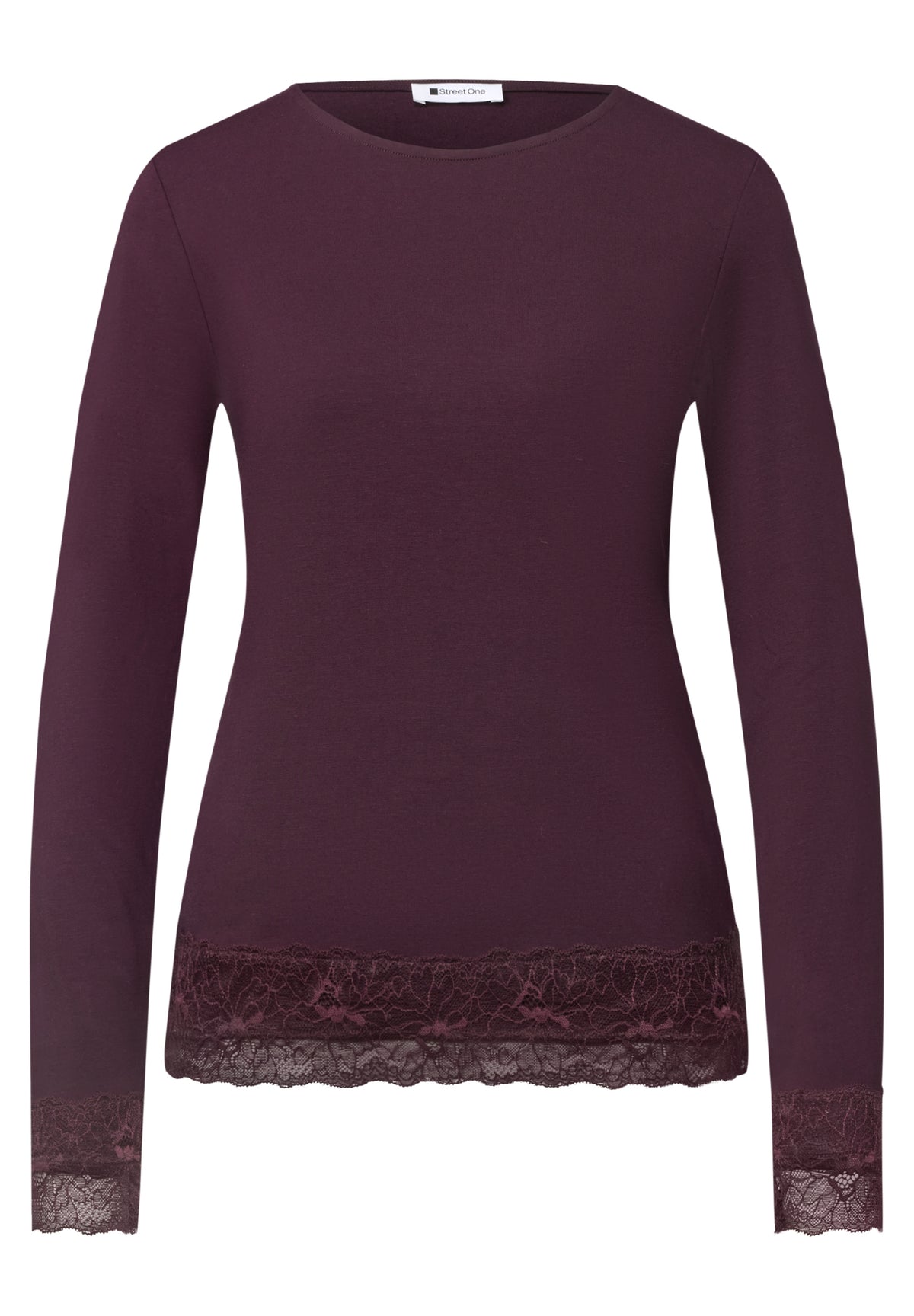 Street One Langarmshirts lila