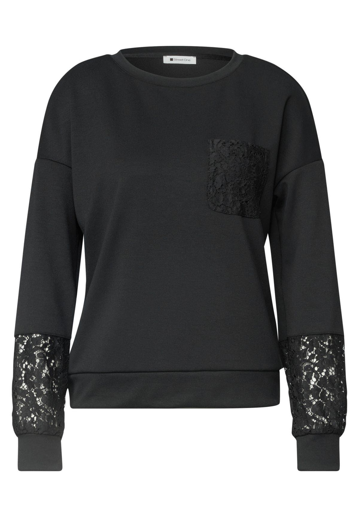 Street One Langarmshirts schwarz