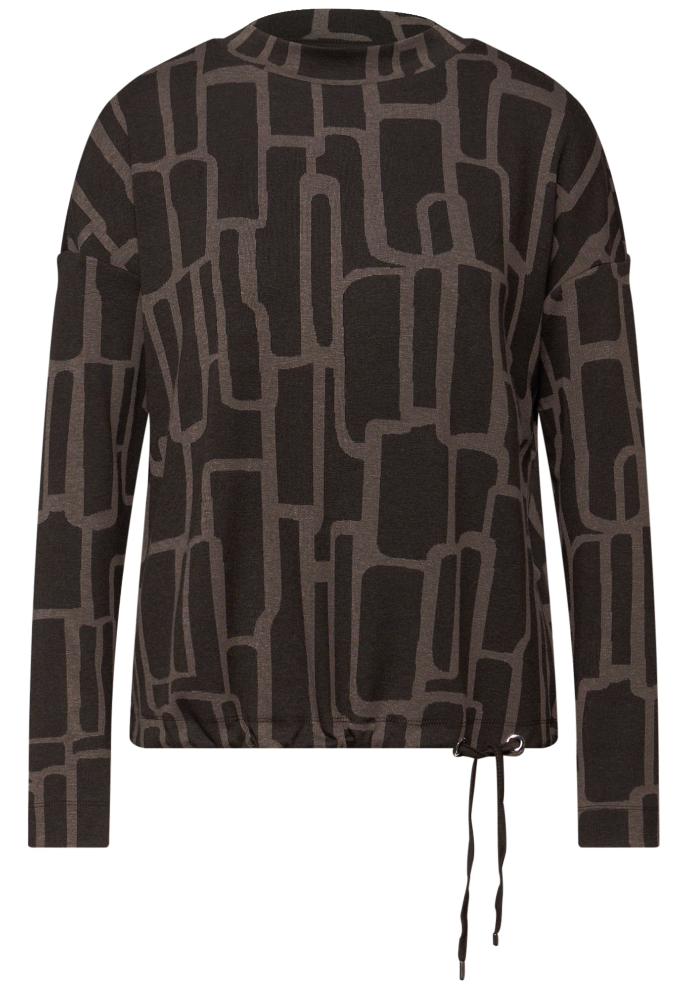 Street One Langarmshirts braun