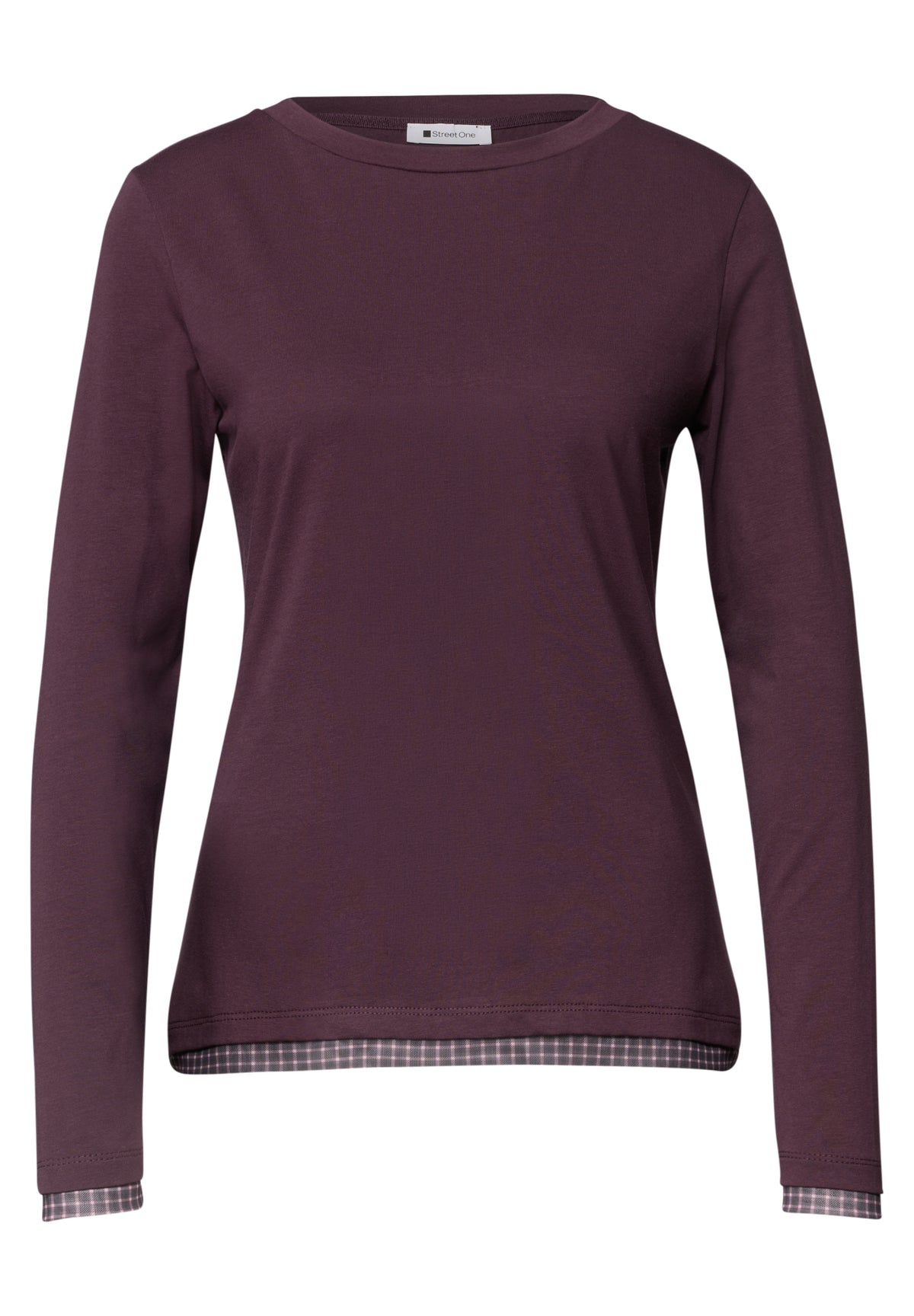 Street One Langarmshirts bordeaux