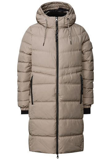 Lange Steppjacke