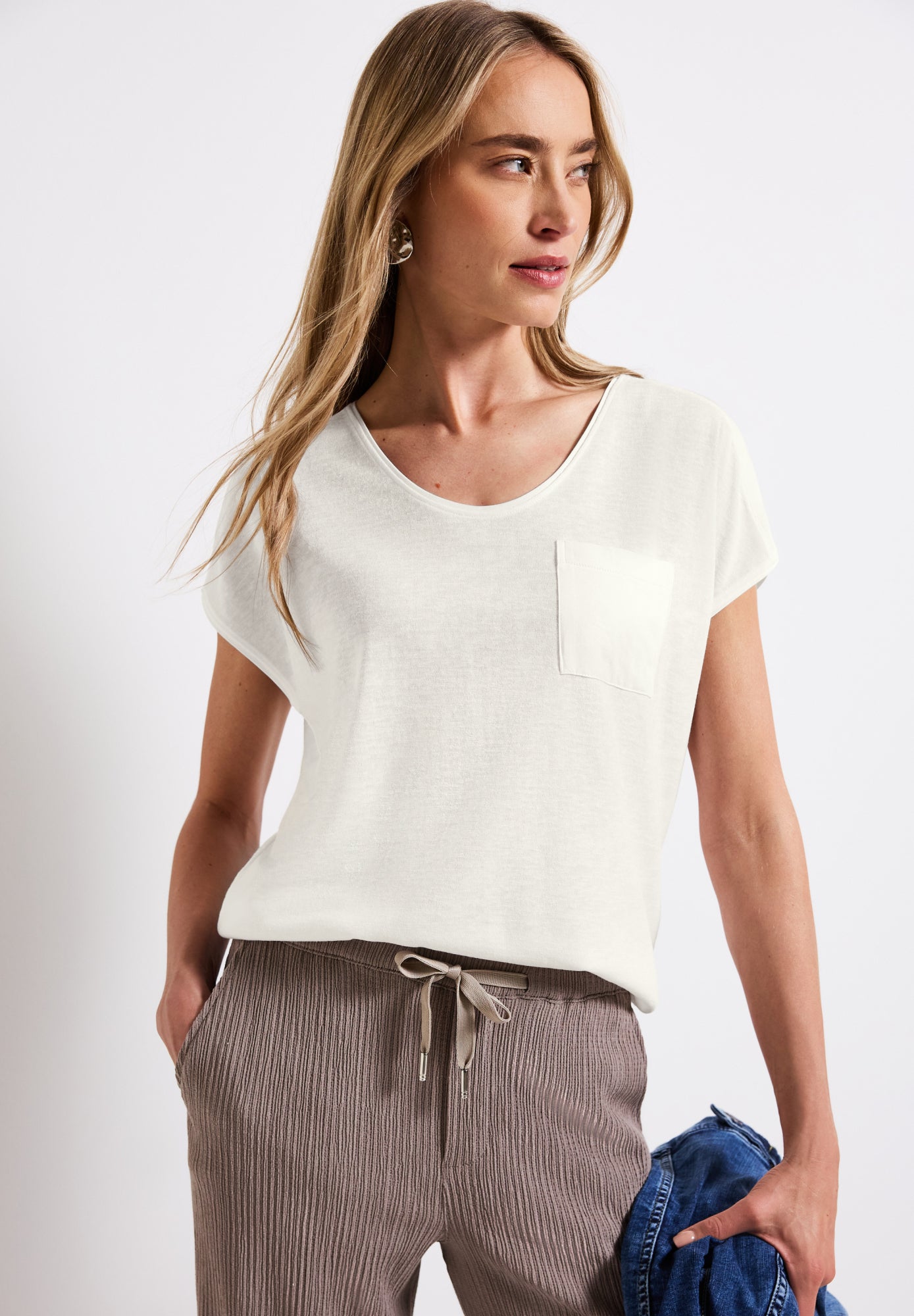 Street One T-Shirts weiß