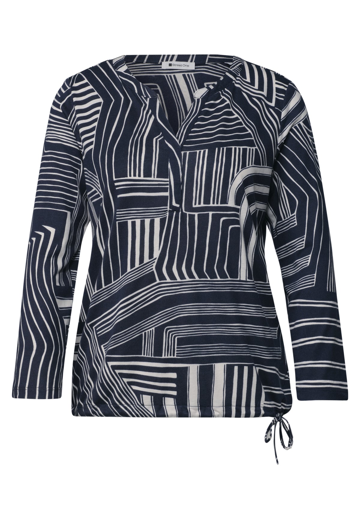 Street One 3/4-Shirts blau