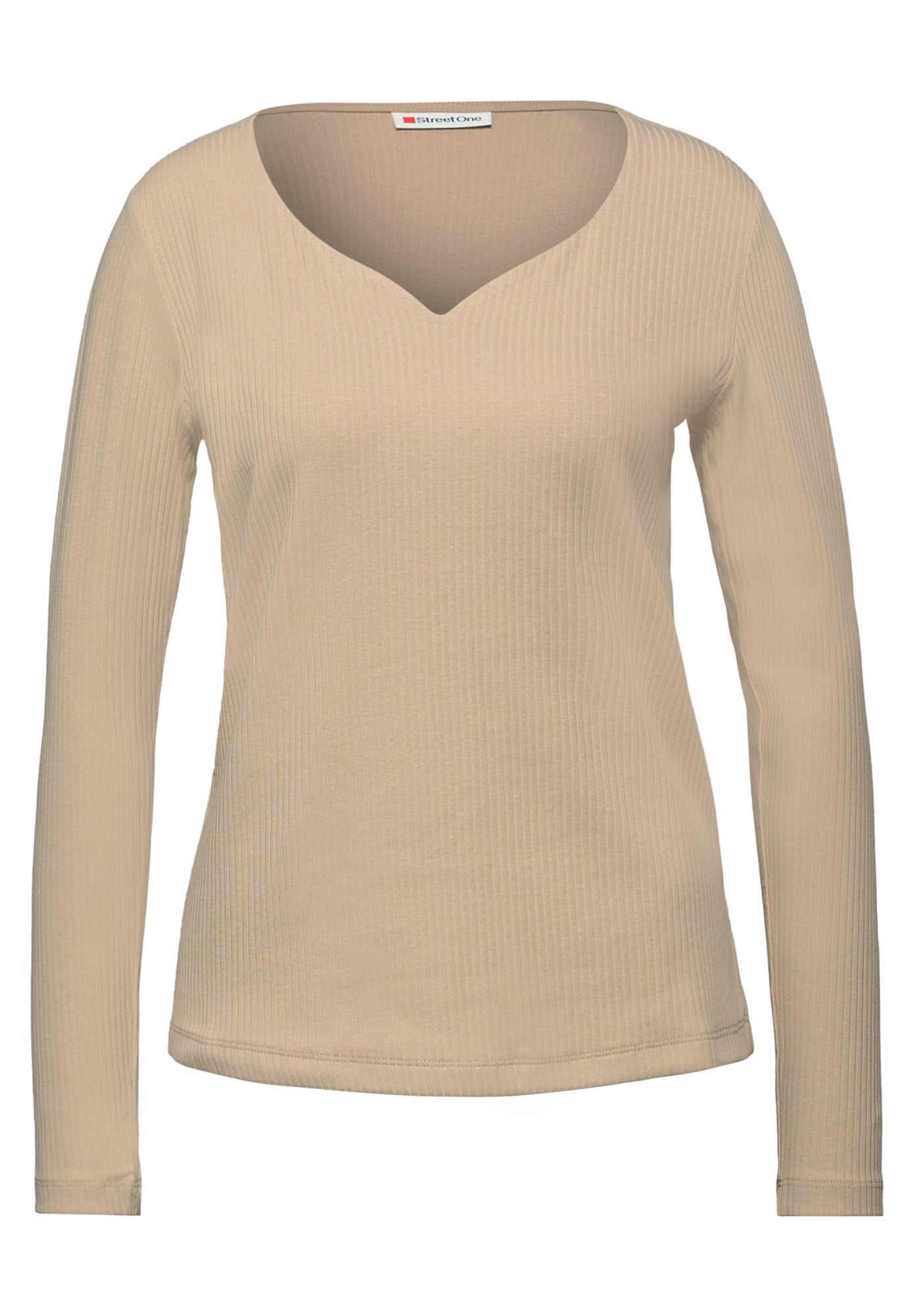Street One Langarmshirts beige