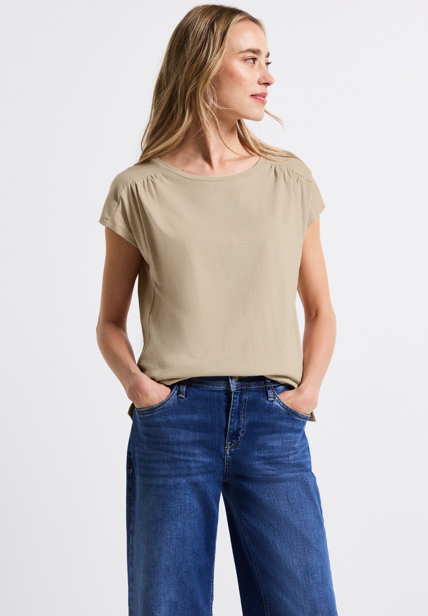 Street One T-Shirts beige