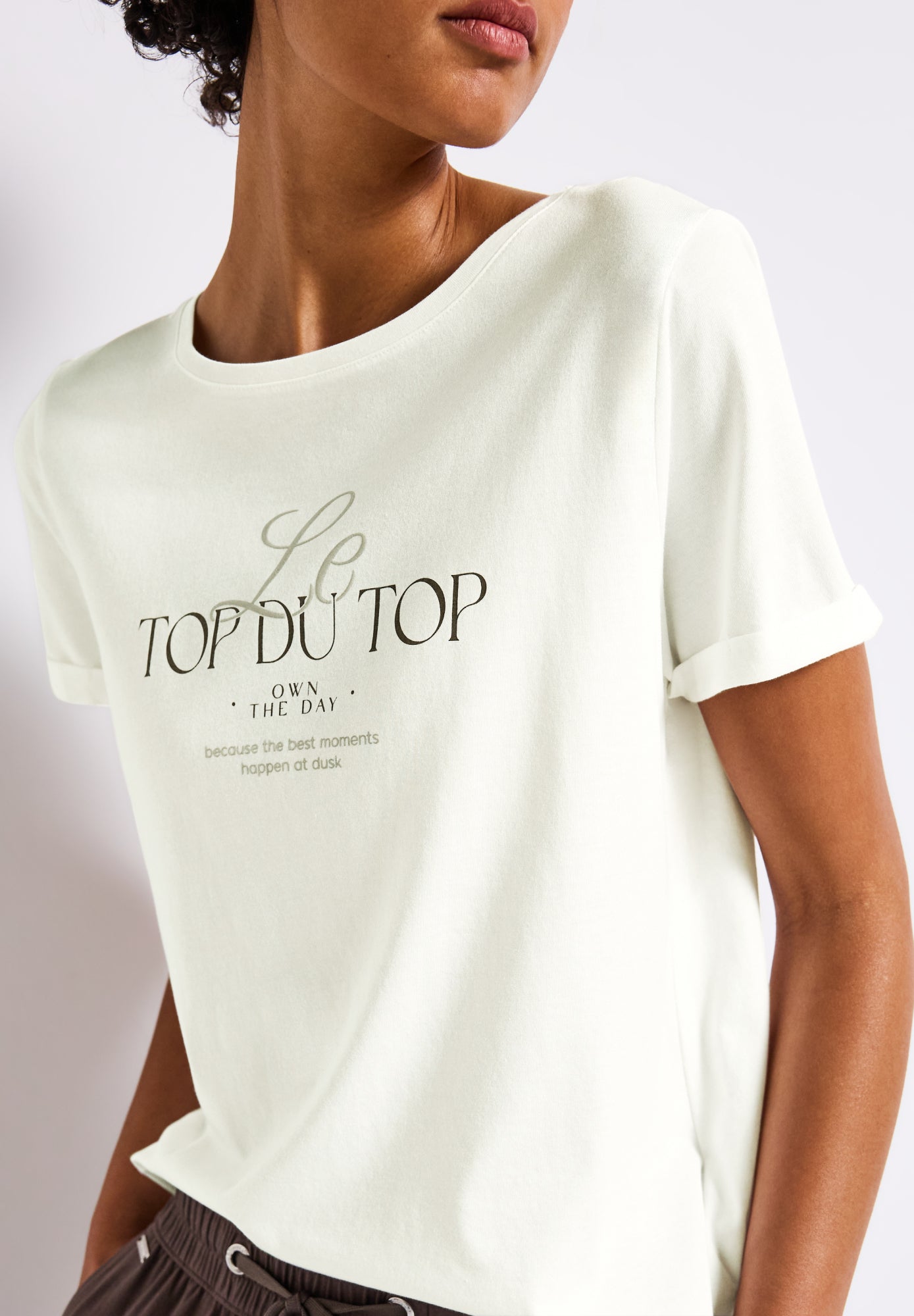 Street One T-Shirts weiß