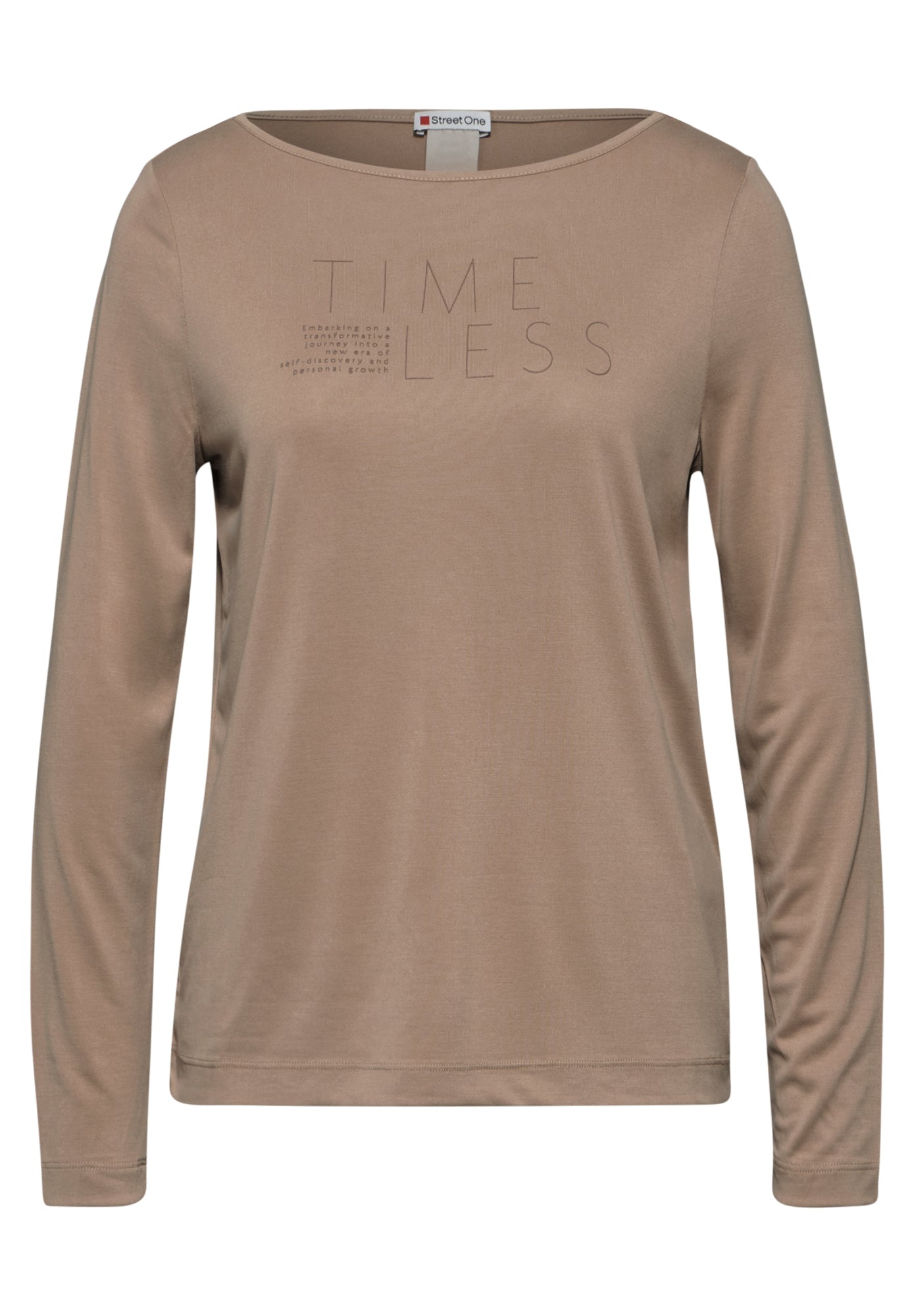 Street One Langarmshirts braun