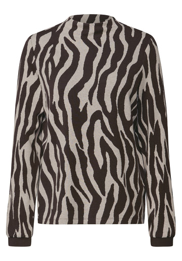 Shirt mit Zebra Print