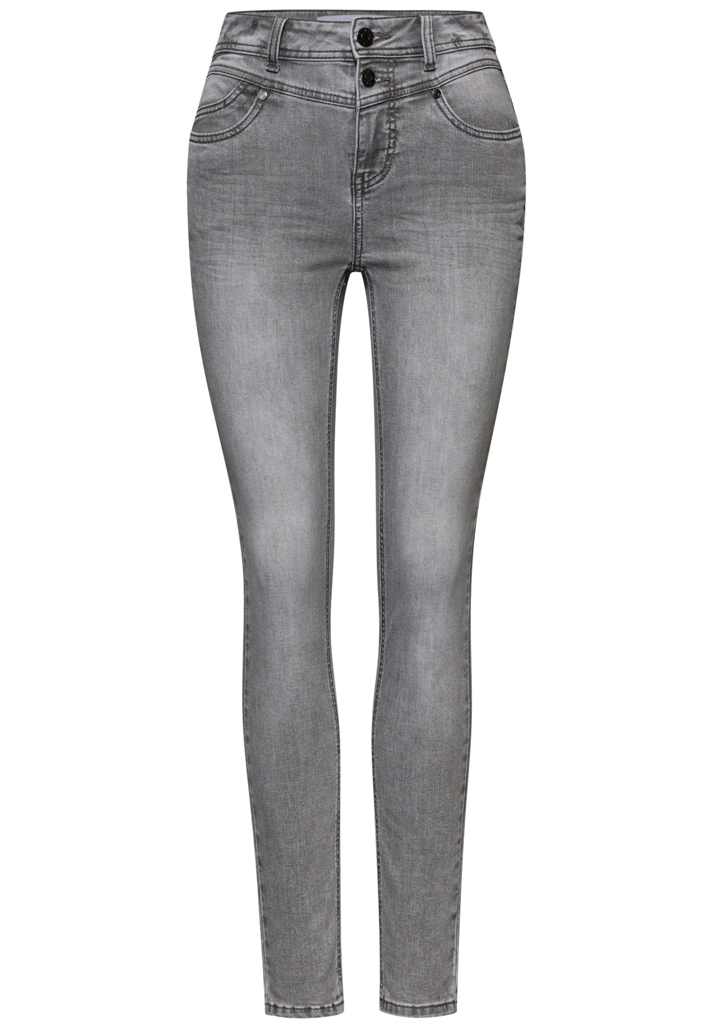 Street One Skinny, Slim grau