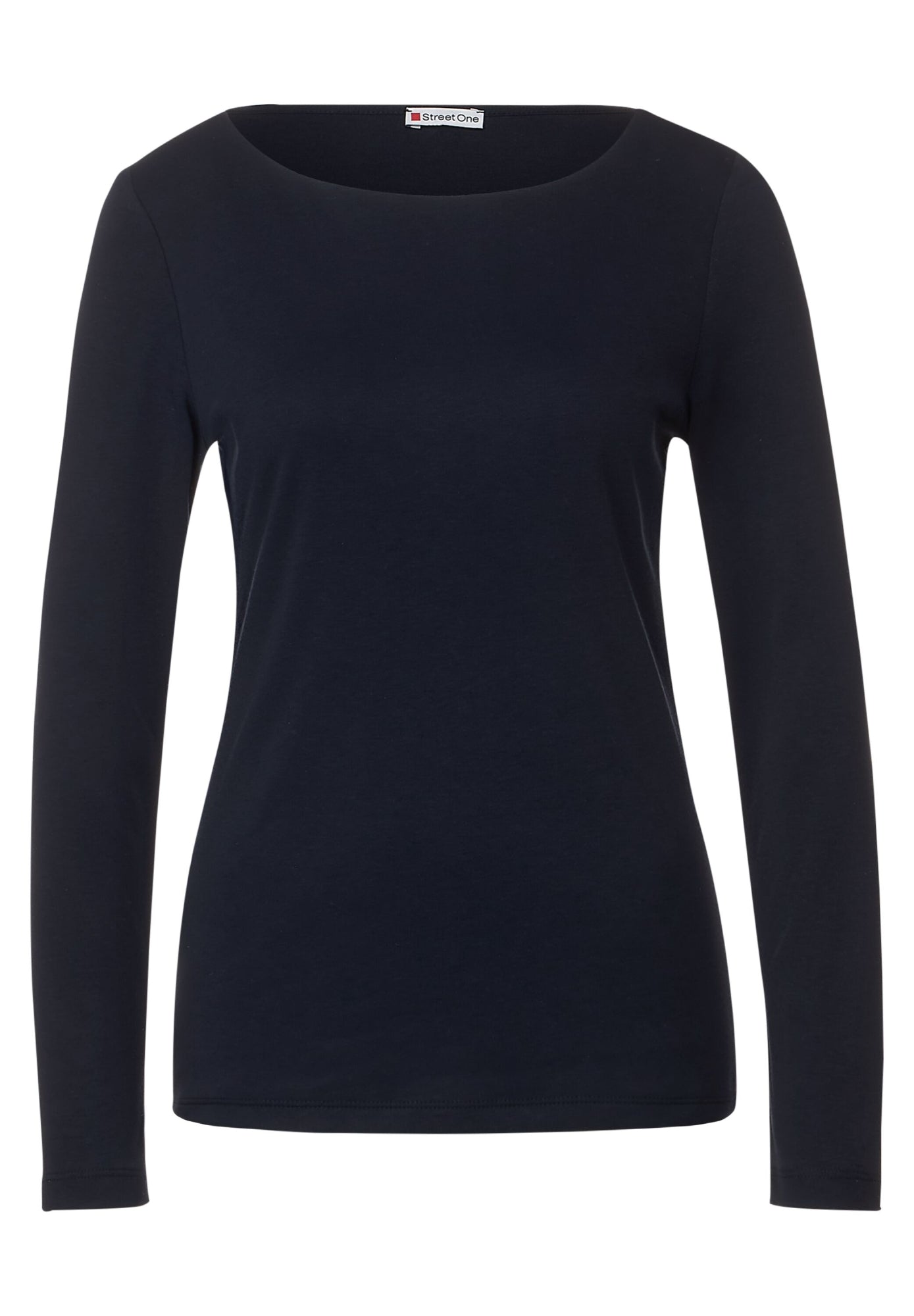 Street One Langarmshirts dunkelblau