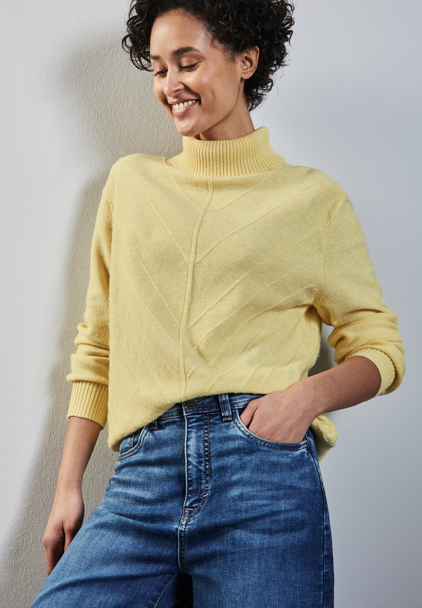 Street One Pullover  gelb