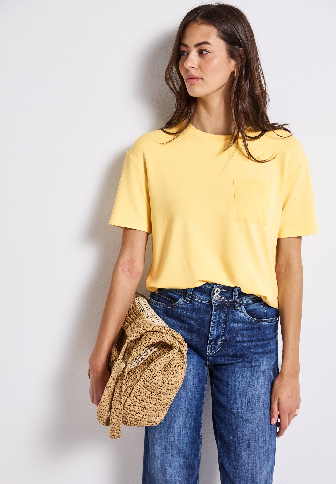 Street One T-Shirts gelb