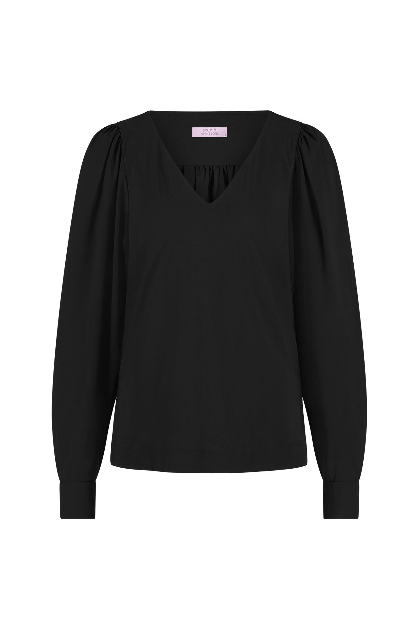 Studio Anneloes Blusen schwarz