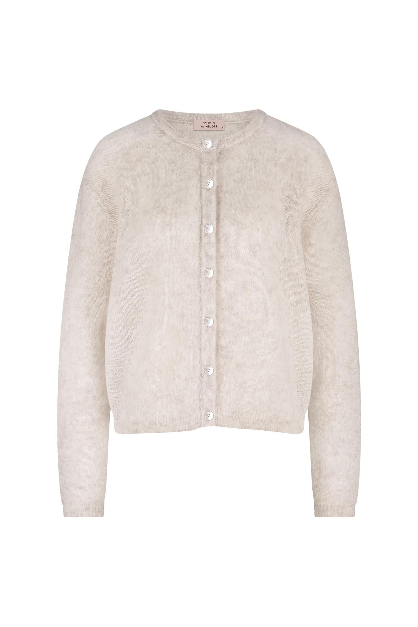 Studio Anneloes Strickjacken creme