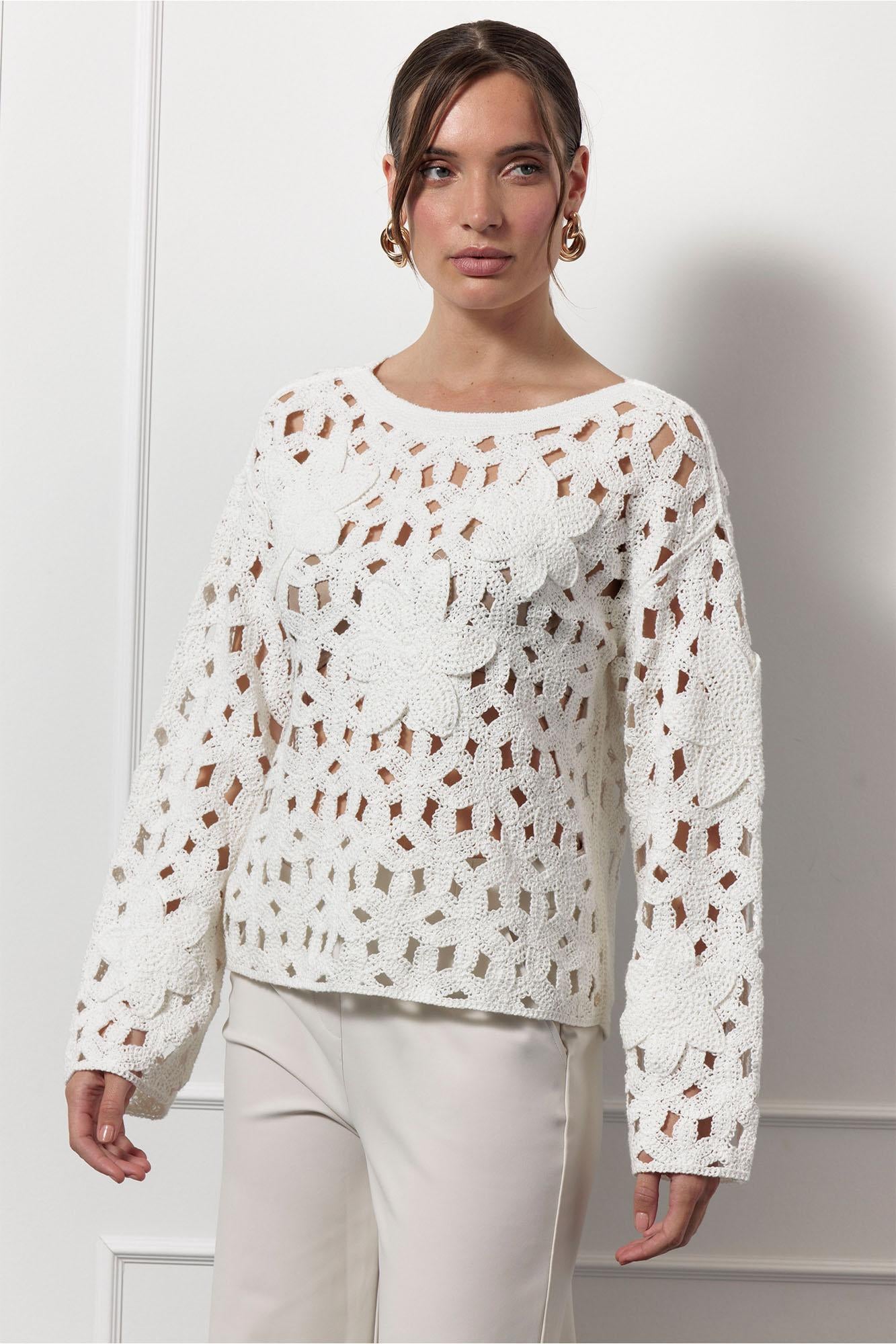 Studio Anneloes Pullover weiß